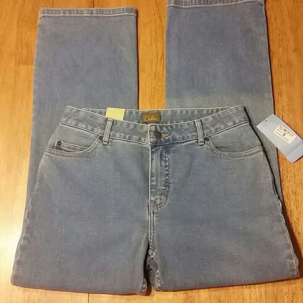 𝅺NORDSTROMS CASLON  CROPPED STRETCH DENIM